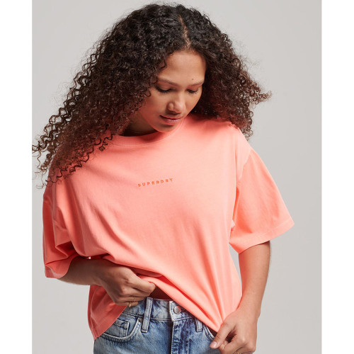 Superdry Γυναικεία κοντομάνικη μπλούζα Code Surplus Micro Boxy Tee